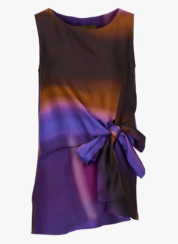 Printed round-neck tank top MOMONI Multicolored